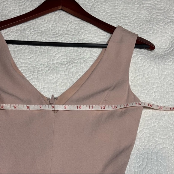 Babaton Pink V-Neck Jumpsuit with Wide-Leg Design - Picture 14 of 16